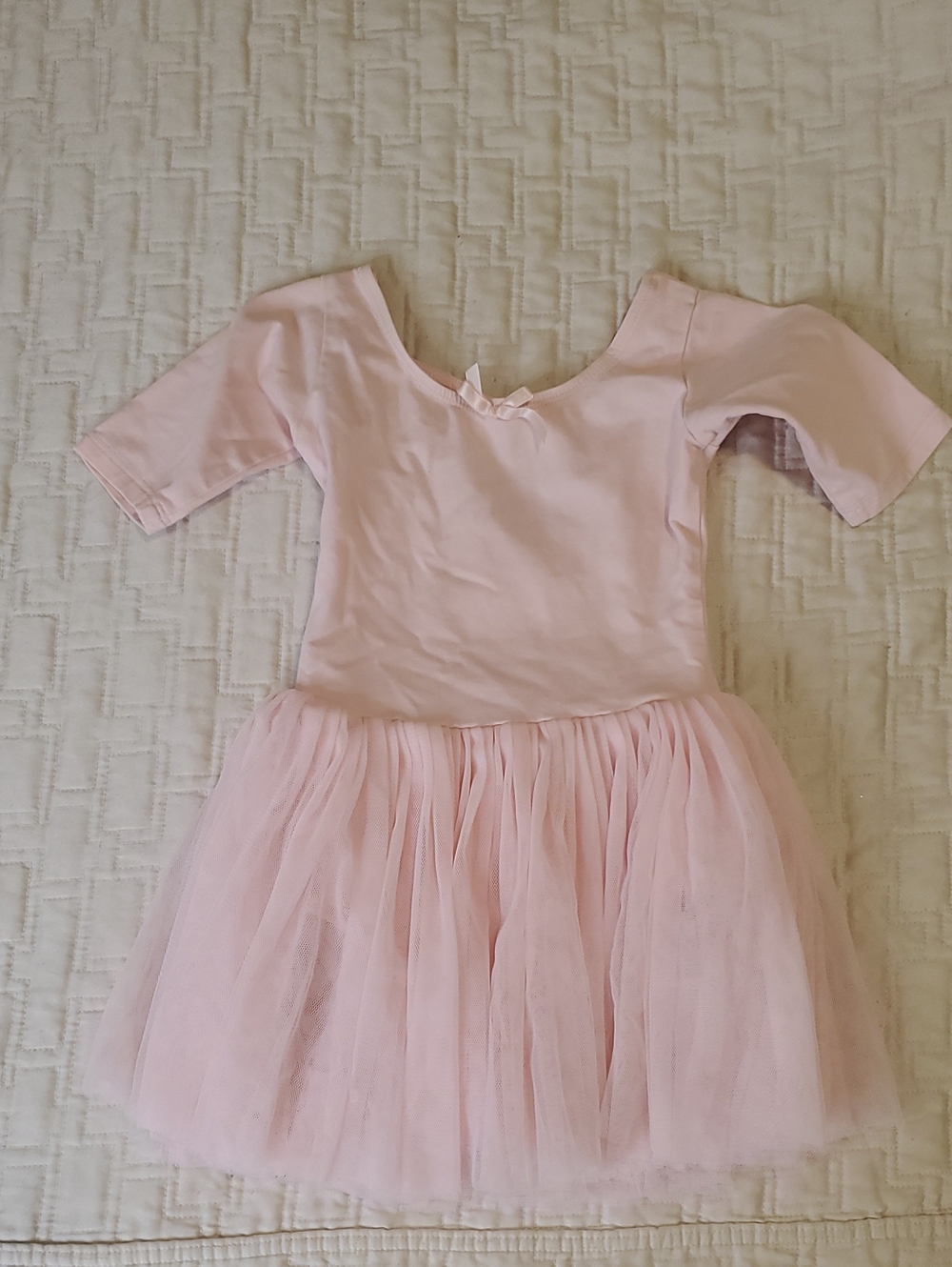Girls' Light Pink Tulle Ballet Dance Dress